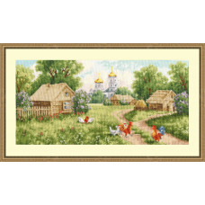 МД-009 Утро в деревне