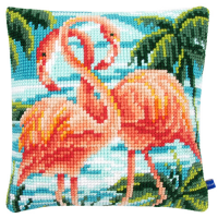PN-0155019 Подушка Vervaco 'Фламинго' 40*40см